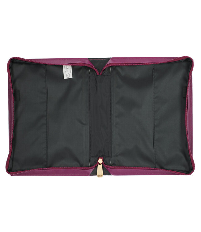 Be Still and Know Pearlescent Plum Fashion Bible Cover - Psalm 46:10 時尚仿皮聖經套