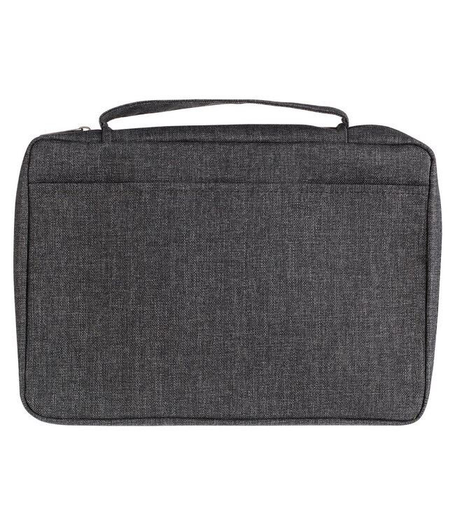 Hope in the LORD Charcoal Value Bible Cover - Isaiah 40:31 帆布拉鏈聖經套