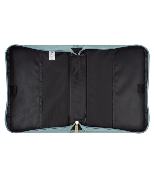 Plans to Prosper You Teal Faux Leather Fashion Bible Cover – Jeremiah 29:11  時尚仿皮聖經套