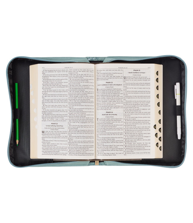 Plans to Prosper You Teal Faux Leather Fashion Bible Cover – Jeremiah 29:11  時尚仿皮聖經套