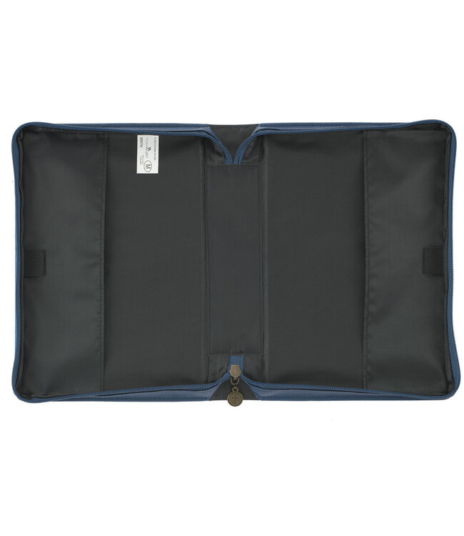 Blessed Peacock Blue Faux Leather Fashion Bible Cover - Jeremiah 17:7 時尚仿皮聖經套