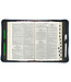 Blessed Peacock Blue Faux Leather Fashion Bible Cover - Jeremiah 17:7 時尚仿皮聖經套