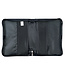 Walk by Faith Black and Gray Faux Leather Classic Bible Cover - 2 Corinthians 5:7 仿皮拉鏈聖經套