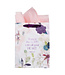Trust in the Lord Purple Bloom Large Portrait Gift Bag - Proverbs 3:5 | 大型紙製禮物袋