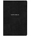 NVI Biblia Letra Súper Gigante negro, piel fabricada con índice (Span-NIV Super Giant Print Reference Bible)