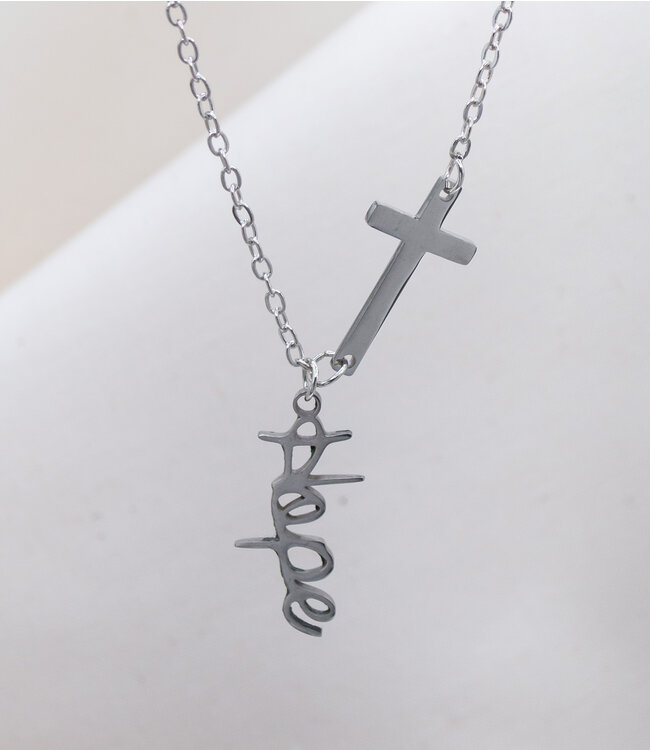 Scripted Collection - Hope/Cross Necklace 【話語系列】盼望十字架項鍊
