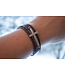 Eden Merry Jewelry Flutter Collection - Grey Cross Bracelet  灰十字架手鐲