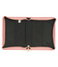Strength and Dignity Rose Pink Faux Leather Bible Cover - Proverbs 31:25 仿皮拉鏈聖經套