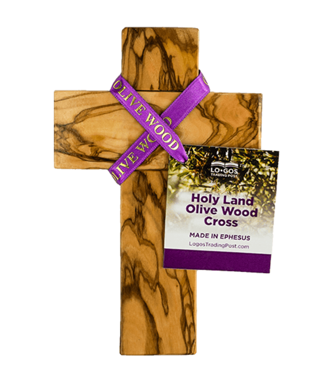 6.5" Olive Wood Wall Cross | 橄欖木掛式十字架 6.5"