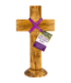 12" Olive Wood Standing Cross | 橄欖木立式十字架 12"