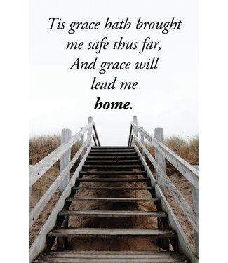 B&H Publishing Group Funeral Bulletin: Tis Grace (Package of 100): Amazing Grace (Hymn Portion)