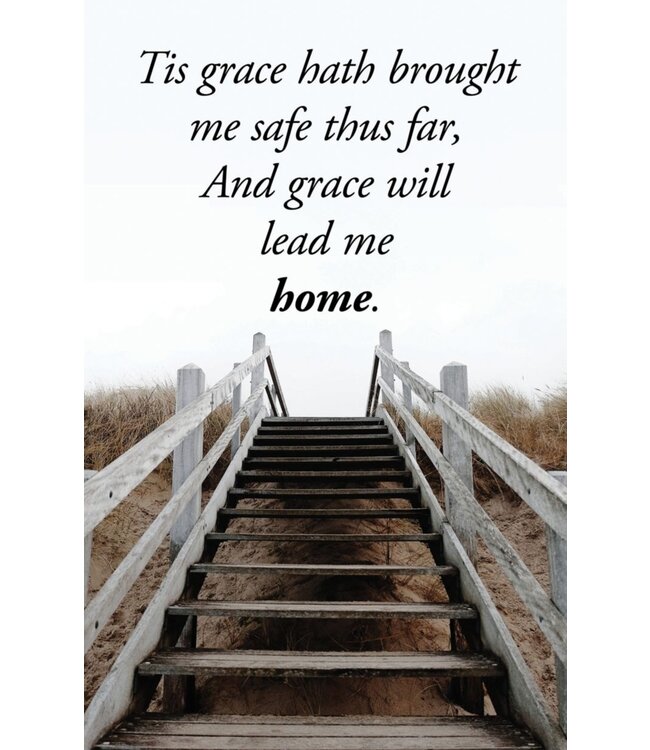 Funeral Bulletin: Tis Grace (Package of 100): Amazing Grace (Hymn Portion)