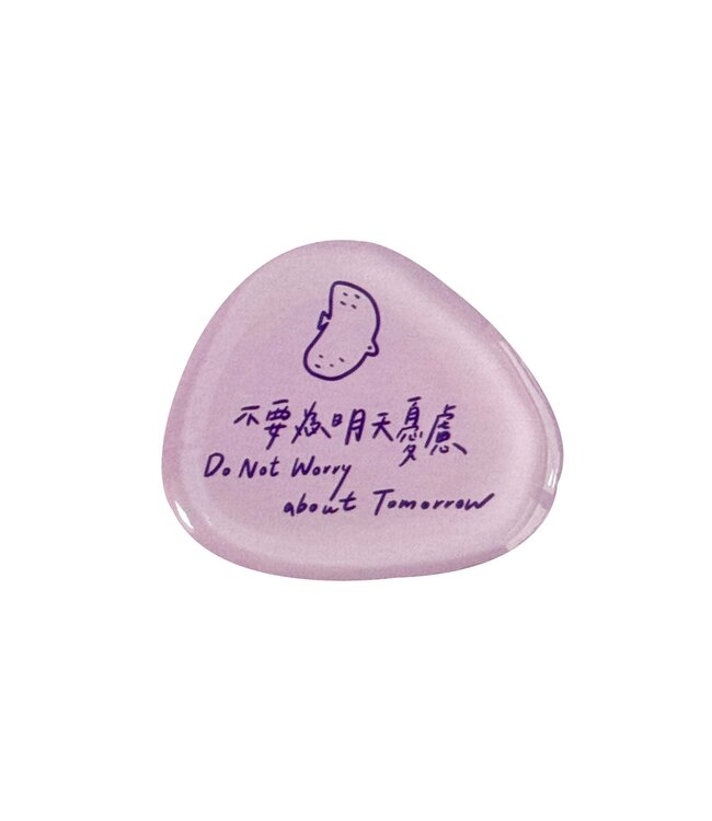 壓克力磁鐵：鴿子（紫）