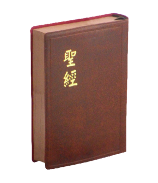 台灣聖經公會 The Bible Society in Taiwan 聖經．和合本．上帝版．輕便型．咖啡色膠面咖啡邊