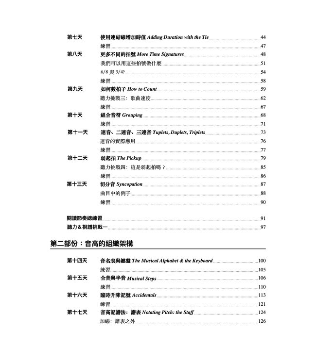 30天速成現代樂理（讚美之泉敬拜團樂理系列1）