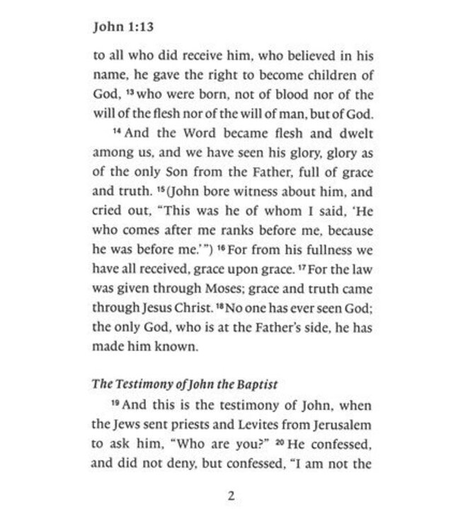 ESV Gospel of John, Large Print (Paperback)