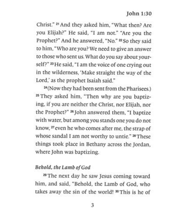 ESV Gospel of John, Large Print (Paperback)