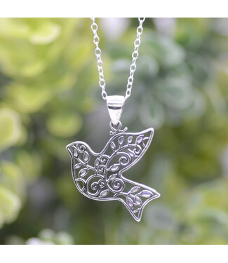 Eden Merry Jewelry Grace Collection - Dove-Sterling Silver 【恩典系列】鴿子項鍊