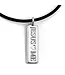Jesus Loves Me Necklace With Rhodium Metal Finish | 【耶穌愛我】項鍊