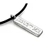 Jesus Loves Me Necklace With Rhodium Metal Finish | 【耶穌愛我】項鍊