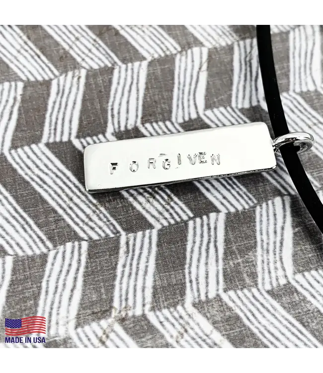 Jesus Loves Me Necklace With Rhodium Metal Finish | 【耶穌愛我】項鍊