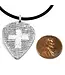 Cross Guitar Pick Pewter Necklace 十字架  結他撥片 金屬項鍊