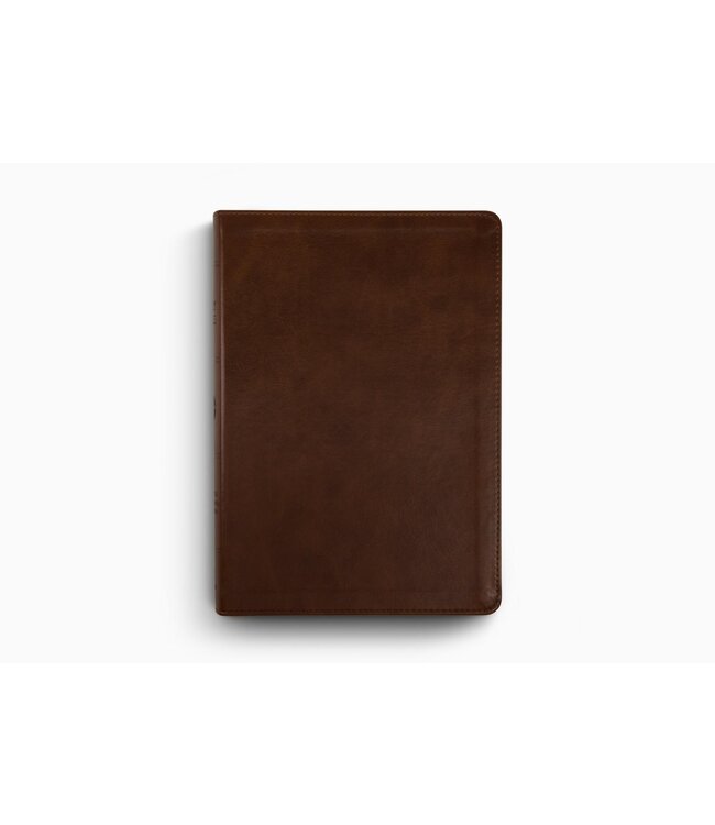 ESV Large Print Bible - TruTone, Deep Brown