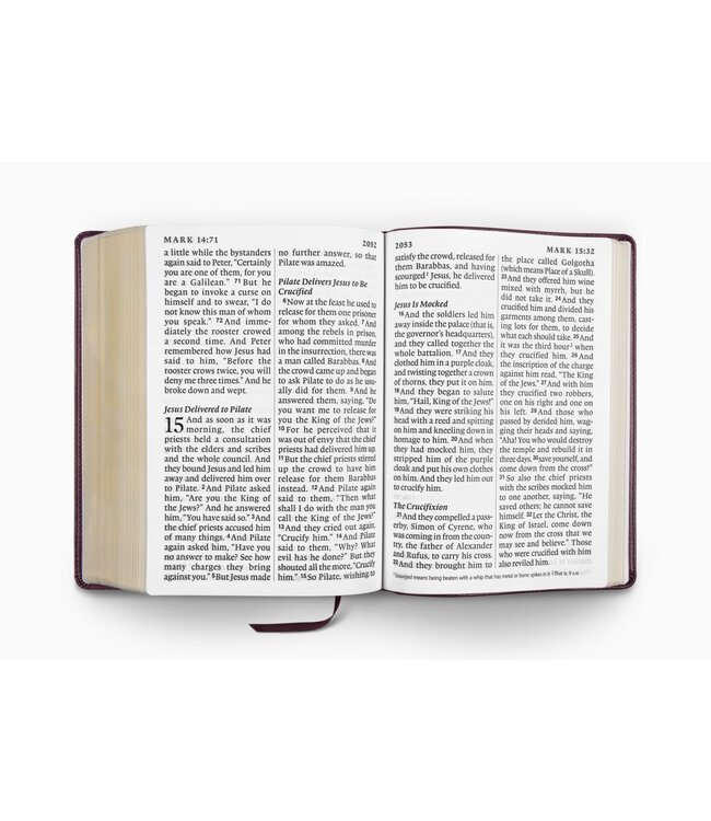 ESV Super Giant Print Bible - TruTone, Burgundy