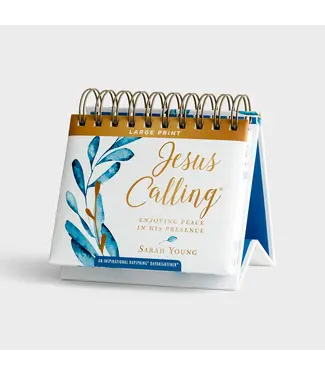 DaySpring Jesus Calling: Enjoying Peace in His Presence - Large Print - Perpetual Calendar