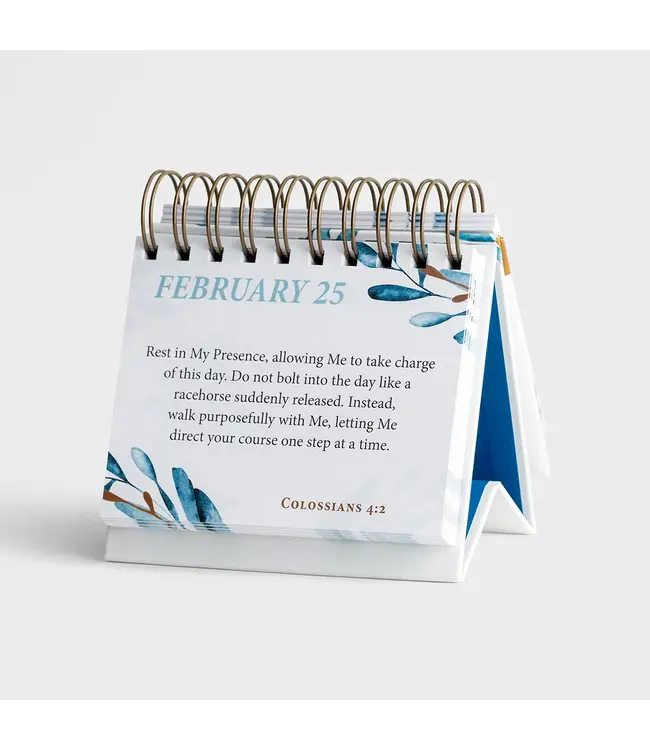 Jesus Calling: Enjoying Peace in His Presence - Large Print - Perpetual Calendar