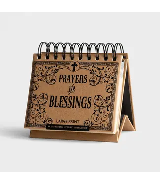 DaySpring Prayers and Blessings - Large Print - Perpetual Calendar