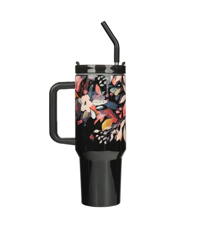 The Plans 40 Oz Tumbler with Reusable Straw - Jeremiah 29:11 | 40 盎司保溫杯搭配可重複使用的吸管