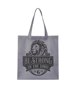 Christian Art Gifts Be Strong in the Lord Reusable Non-woven Shopping Bag - Ephesians 6:10 | 環保購物袋