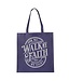 Walk By Faith Blue Reusable Non-woven Shopping Bag - 2 Corinthians 5:7 | 環保購物袋