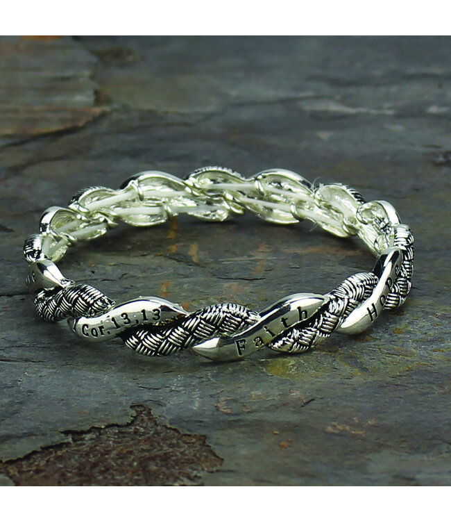 Blessed Bracelets - Faith Hope Love | 信望愛金屬手鐲