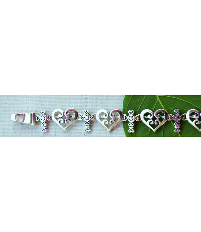 Magnetic Hearts Collection - Cross/Heart Bracelet | 十字/心形手鐲