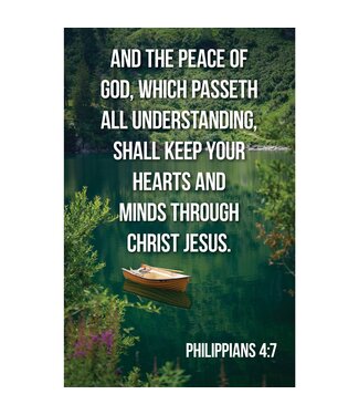 B&H Publishing Group Bulletin-And The Peace Of God Which Passeth All Understanding (Philippians 4:7) (Pack Of 100) | 喪禮列序單（100張）