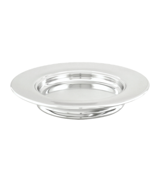 Artistic Manufacturing Communion - Silvertone Stacking Bread Plate  - 10"  | 聖餐餅盤（10寸）（可堆疊）