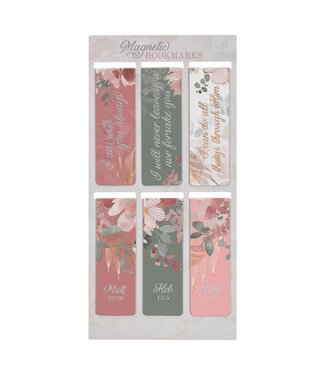 Christian Art Gifts Assurance in Bloom Magnetic Bookmark Set | 磁性書籤套裝