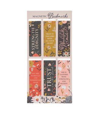 Christian Art Gifts Worthy Autumnal Medley Magnetic Bookmark Set | 磁性書籤套裝