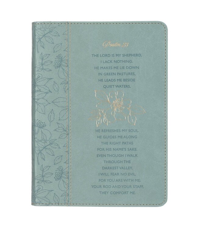 Psalm 23 Blue Faux Leather Classic Journal | 仿皮經典日記本