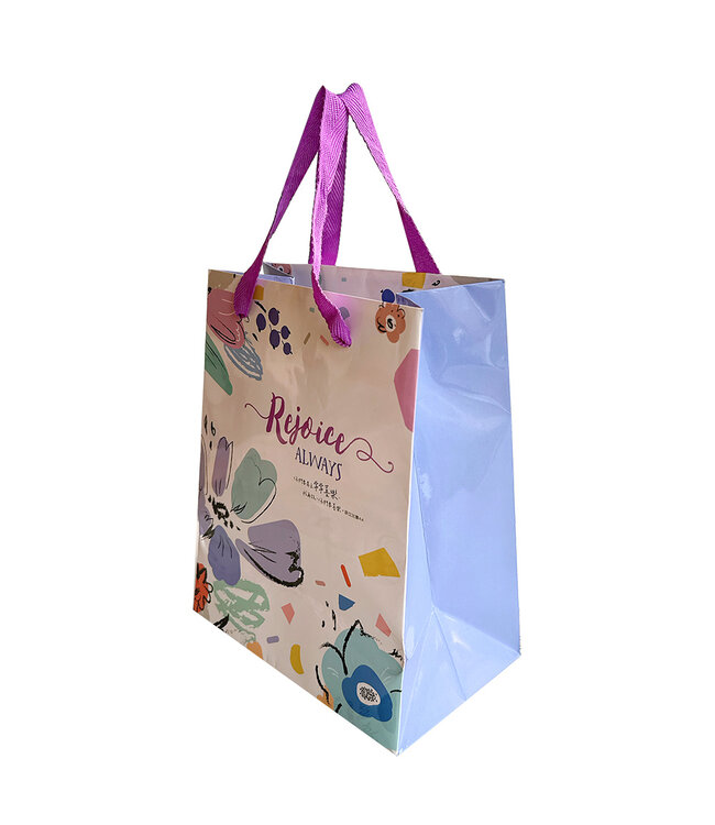 常常喜樂——淺紫手提袋（大）