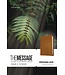 The Message/Personal Size Bible (Numbered Edition)-Saddle Brown LeatherLook