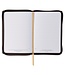 Man of God Honey-brown and Espresso Faux Leather Journal with Zipper Closure - 1 Timothy 6:11   | 仿皮拉鍊封口日記本