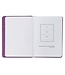 New Mercies Purple Floral Faux Leather Handy-sized Journal - Lamentations 3:22-23 | 仿皮便攜日記本