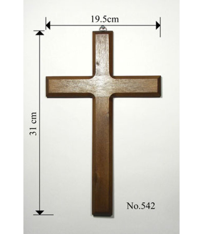 柚木十字架 542 (19.5x31cm)