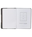 Be Strong and Courageous Black and Gray Faux Leather Handy-sized Journal - Joshua 1:9 | 仿皮便攜日記本