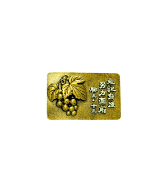 信望愛書房 Faith Hope Love Bookstore 仿銅經句牌 157 忘記背後努力面前