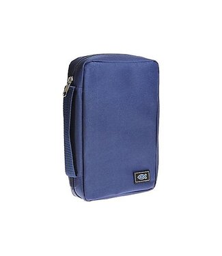 Christian Art Gifts Bible Case - Blue, Super Value (X-Small) | 聖經套 - 藍色 (超小型)