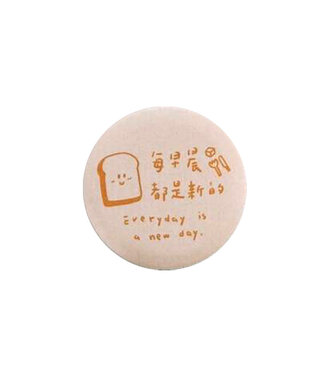 給好設計 Wonderful Giving 祝福胸章（44mm）——麵包